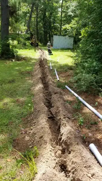 Running new power lines underground